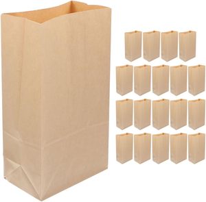 Bolsas de Papel Kraft Marrón de 16 lb con Logotipo Personalizado para Comida para Llevar, Almuerzo, Pan y Entrega de Alimentos en Restaurantes - Product Image 1