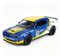 Modelo a Escala 1:24 del Auto Deportivo GT Racing 2018, Colección de Vehículos Fundidos a Presión