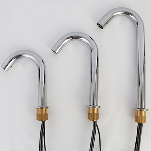 बाथरूम स्मार्ट इन्फ्रारेड सेंसर नल स्वचालित डेक माउंटेड मोशन सेंसर क्लासिक रसोई नल गोल्ड - Product Image 4