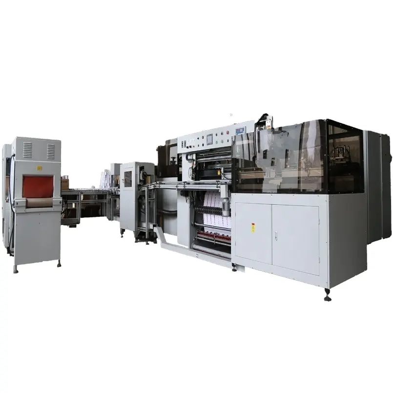 China Fabricage Volautomatische Thermische Tot Roll Slitter Rewinder Machines Pos Papier Snijmachine Met Grote Prijs