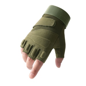 Gants tactiques mi-doigts en cuir BANGBANG pour hommes et femmes, antidérapants, imperméables, avec protection des articulations, pour la chasse, la gym et les activités de plein air - Product Image 3