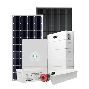 3kw 5kw 8kw 10kw Off Grid Sistema solar Kit completo sistema de energía solar al aire libre