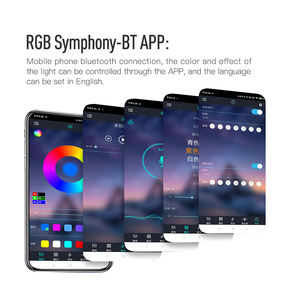 Controle remoto tuya, luz de canto mágica, controle remoto bt, cor completa, ritmo musical, atmosfera de festa, captador, lâmpada de chão <span class=keywords><strong>rgb</strong></span> - Product Image 3