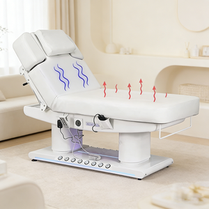 Table de massage électrique professionnelle en cuir avec chauffage pour salon de beauté et équipement de centre de spa - Product Image 5