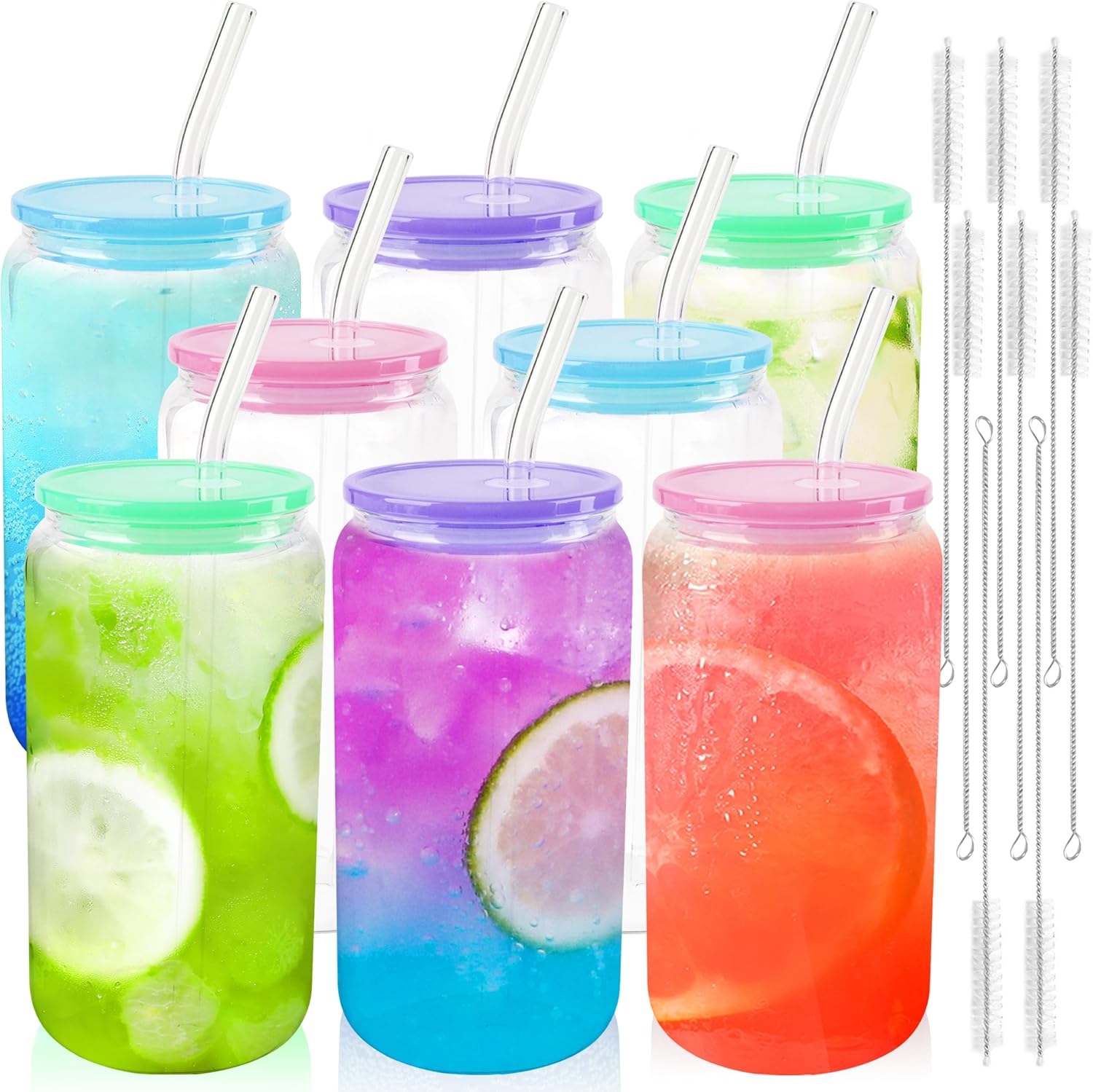 Confezione da 8 luci multicolori