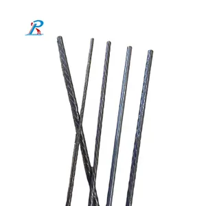 High tensile prestressed concrete spiral ribbed steel bar/wire for bridge construction