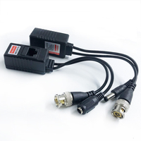 Balun vidéo Cantell CVI/TVI/AHD 5MP 8MP puissance vidéo 2-en-1 émetteur à paire torsadée passive