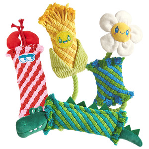 Juguetes para Perros FOFOS Two Lucky Fox - Cuerda de Algodón con Nudos Resistente a Mordidas, para Jugar a Tirar, Gritar y Masticar - Juguete Interactivo para Mascotas - Product Image 2
