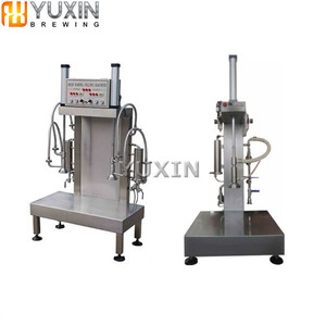 Bia điền dự thảo bia chai thủy tinh điền bán tự động đóng chai máy không gỉ/Pet tự động keg điền máy - Product Image 5