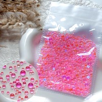 1440 pièces 3D coloré bulle perles sirène Nail Art breloques Aurora perles bonbons Caramel pierre mélange strass pour Nail Art