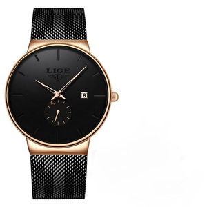 2022 <strong>LIGE</strong> 9969 New Men Watch Quartz Wristwatch Big Dial Sport Watch for Men Waterproof Mens Watches - Product Image 5