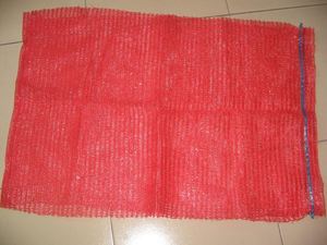 Tas jaring PP tahan lama kapasitas 30kg untuk jaring Leno Tubular sayuran & bawang untuk produksi penyimpanan - Product Image 3