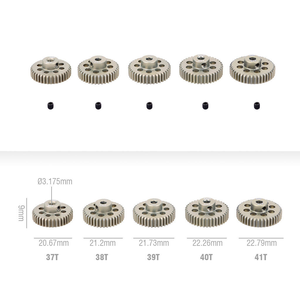 48 Pitch Pinion Gear 15T 17T 19T 21T 23T <b>Motor</b> Gear Set with Grub Screws for 1/10 <b>RC</b> Car Truck Brushed <b>Brushless</b> <b>Motor</b> Parts - Product Image 4