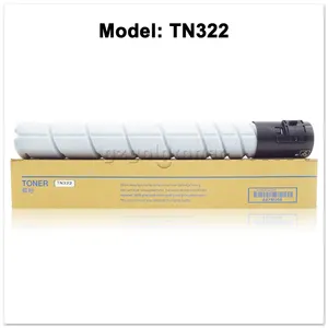 Cartucho de tóner TN322 TN323 TN325 TN326, fabricante para Konica Minolta Bizhub 227 287 367 224e 284e 364e 308 368 308e