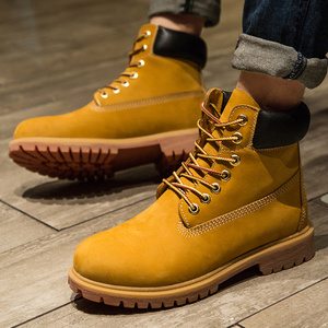 Chaussures élégantes de fabrication industrielle, imperméables, en cuir et caoutchouc, bottes d'hiver pour hommes, séchage <span class=keywords><strong>rapide</strong></span>, bottes en cuir pour hommes, taille 46, bottes <span class=keywords><strong>Martin</strong></span> pour hommes - Product Image 3
