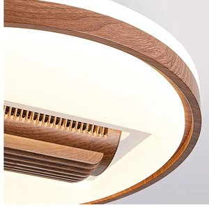Candelabro sin aspas para el hogar, sistema de <span class=keywords><strong>ventilador</strong></span> de techo, TV y <span class=keywords><strong>ventilador</strong></span> con luz y control remoto - Product Image 1