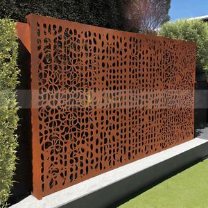 ANN5261 Modern <b>Decorative</b> Coated Metal Laser Cut Mesh Partition <b>Screen</b> Durable Stainless Steel Space Divider - Product Image 2