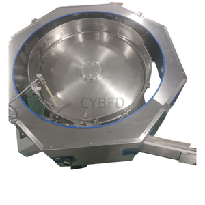 Distributeur d'œufs à grande vitesse pour l'emballage automatique des aliments, distributeur centrifuge double pour le <span class=keywords><strong>jambon</strong></span> et la saucisse, machine d'emballage <span class=keywords><strong>de</strong></span> gelée - Product Image 3