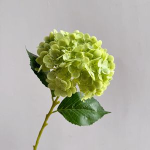 High Quality Real Touch <strong>Artificial</strong> Big <strong>Hydrangea</strong> 180Petals Luxury Latex <strong>Hydrangea</strong> Flower Green Flowers for Interior Events - Product Image 3