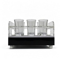 Support à Boissons LED Premium en Acrylique avec Base Lumineuse – Organisateur Moderne de Verres à Shot Éclairé pour Bars et Hôtels