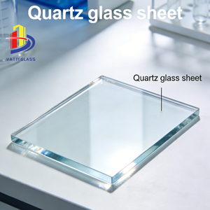 <span class=keywords><strong>Disque</strong></span> en verre de quartz transparent rond, en silice fondue solide à 99,9 %, résistant aux hautes températures, pour fenêtre de four industriel <span class=keywords><strong>et</strong></span> décoration - Product Image 1