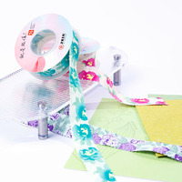 Ruban gros-grain à motif floral et bord festonné en gros pour emballage de boîtes cadeaux, bouquets floraux et décoration artisanale DIY