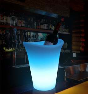 Comercial al aire libre Night <span class=keywords><strong>Club</strong></span> Glow portátil moderno Night <span class=keywords><strong>Club</strong></span> bar muebles acuario agua burbuja pared LED acrílico bar mostrador - Product Image 4