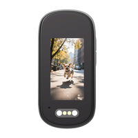 Cámara de Acción Portátil M11 con Clip Magnético para Pantalla, Control con el Pulgar, HD 4K, Pantalla de 1.47'', Cámara para Mascotas para Exteriores, Grabadora Compacta