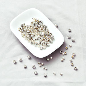 Strass en verre à dos plat - Luminescents dans le noir, sans nickel, écologiques, pour chaussures, vêtements, nail art, voiles de mariée, à coudre, en vrac, extensibles, en forme de coupelle - Product Image 5