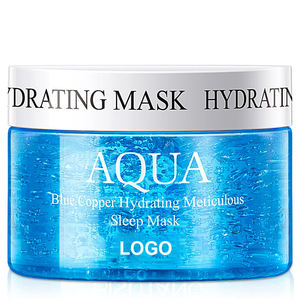 Mascarilla <span class=keywords><strong>Facial</strong></span> Hidratante de Gel de Cobre Azul con Ácido Hialurónico para <span class=keywords><strong>Piel</strong></span> Seca y Cuidado de Manos, Antiarrugas, Calidad Spa, OEM - Product Image 4