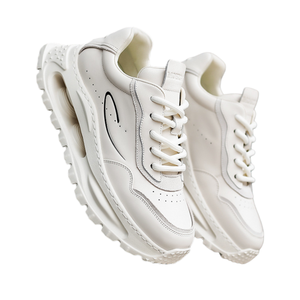 รองเท้าวิ่งหนังแท้สำหรับผู้ชาย รุ่นยอดนิยมประจำฤดูใบไม้ผลิ ดีไซน์ผสมผสานสไตล์เรโทรและร่วมสมัย หนังวัวแท้ (3-5 ซม.) - Product Image 5