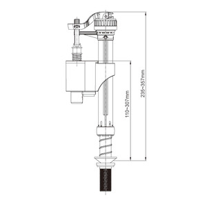 <span class=keywords><strong>COMPAS</strong></span> plomberie raccords de toilette à bas prix vanne unidirectionnelle vanne de remplissage flottante réglable avec cerceau de fixation - Product Image 2