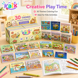 Promozione Estiva KAIX: <span class=keywords><strong>Libri</strong></span> da Colorare per Adulti con Simpatici Animali, Pagine Facili per Attività in Campeggio e Pacchetti Regalo - Product Image 4