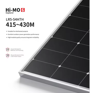 แผงโซลาร์เซลล์สำหรับบ้าน LR5-54HTH-415M สีดำทั้งหมด แบบครึ่งเซลล์ 16BB ประสิทธิภาพ 20.4% กระจกนิรภัยหนา 3.2 มม. ชุบอโนไดซ์ LR5-54HTH-415M - Product Image 6