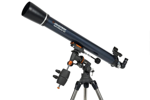 Télescope <span class=keywords><strong>Celestron</strong></span> <span class=keywords><strong>ASTROMASTER</strong></span> 90EQ, imagerie améliorée, luminosité et clarté accrues, télescope réflecteur newtonien - Product Image 2