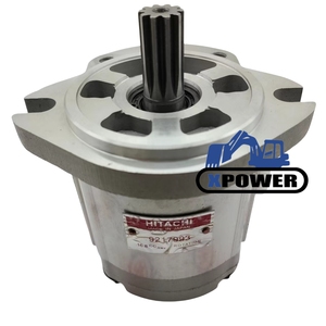 Nouveau moteur à engrenages de pompe pilote XPower HPV116 9217993 pour pelle sur chenilles EX200-1 Noir/Argent Garantie 6 mois - Product Image 6