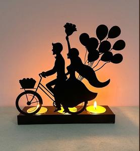 Geometric Design Metal <b>Tea</b> <b>Light</b> Candle Holders For Modern Interior Table Decoration Or Festive Event Settings From India - Product Image 2