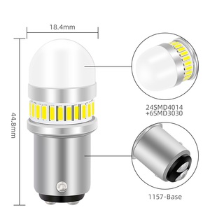S25 <span class=keywords><strong>1156</strong></span> 1157 Ba15d Led <span class=keywords><strong>Bulb</strong></span> BAY15D 1157 LED 4014 24smd LED phanh ánh sáng bóng đèn P21W 1157 3157 7443 3030 LED tín hiệu lần lượt DJ056-1157 - Product Image 6
