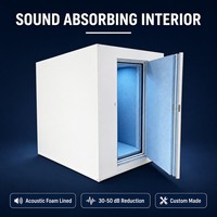 Conception de ventilation et de refroidissement pour enceinte insonorisée acoustique sur mesure pour projet de réduction du bruit industriel