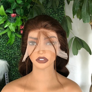 Pelucas Ombre Marrón con Reflejos, <span class=keywords><strong>Cabello</strong></span> Virgen con Encaje Frontal, Cutícula Alineada, Pelucas HD de Encaje Completo, Pelucas con Reflejos, <span class=keywords><strong>Cabello</strong></span> Humano - Product Image 3