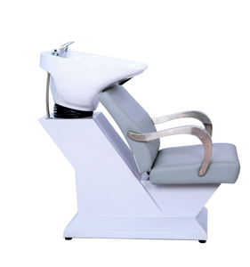 Muebles de Salón de Peluquería de Cuero Sintético, Sillón Reclinable y Portátil con Lavabo para Lavar el Cabello, para Uso en Hoteles y Salones - Product Image 4