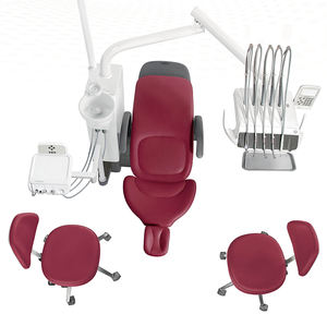 High Quality LED Light <strong>Dental</strong> <strong>Chair</strong> <strong>Unit</strong> Factory Wholesale Good Price Made of Steel and Metal Electric Power Source - Product Image 1