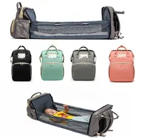 Hot Sale Portable Picnic Multi Function And Large Capacity Handle Backpack Foldable Baby Bed Mommy travel Bag