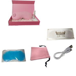 Masque oculaire auto-chauffant sans fil en graphène rechargeable pour la relaxation, soulagement de la fatigue oculaire et instrument de réparation post-partum - Product Image 1