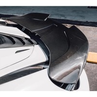 Kit carrosserie en fibre de carbone RY Style lèvre avant diffuseur arrière garde-boue jupe latérale aileron arrière lame de vent pour McLaren 720s