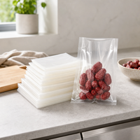 Sacs d'emballage sous vide personnalisés en usine, sacs de conservation transparents de qualité alimentaire pour viande et poisson