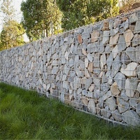 Gabion galvanisé à chaud, panier en fil de fer soudé 3D pour mur de soutènement, clôture de jardin et de ranch en PVC