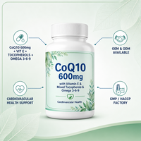 Capsules de coenzyme Q10 en gélules molles, 60 unités, complément alimentaire pour le soutien immunitaire, extrait naturel, unisexe, meilleur prix