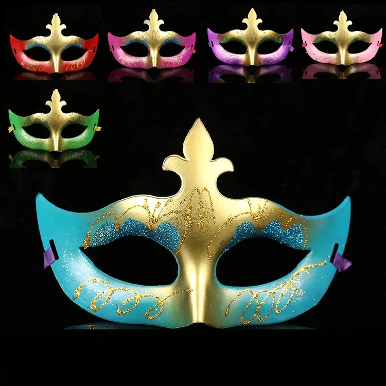 Masquerade Mask Venetian Masks Wholesale Christmas Masquerade Mask Bar Glowing Props Kids Toys Gift