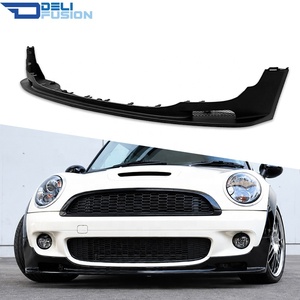 Para Mini Cooper S R56 R55 R57 R58 R59 LCI 2011-2015, Alerón Delantero de Fibra de Vidrio Estilo 3D, 2 Piezas - Product Image 1